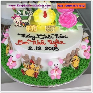 Bánh Sinh Nhật Con Gà Tuổi Dậu - V66